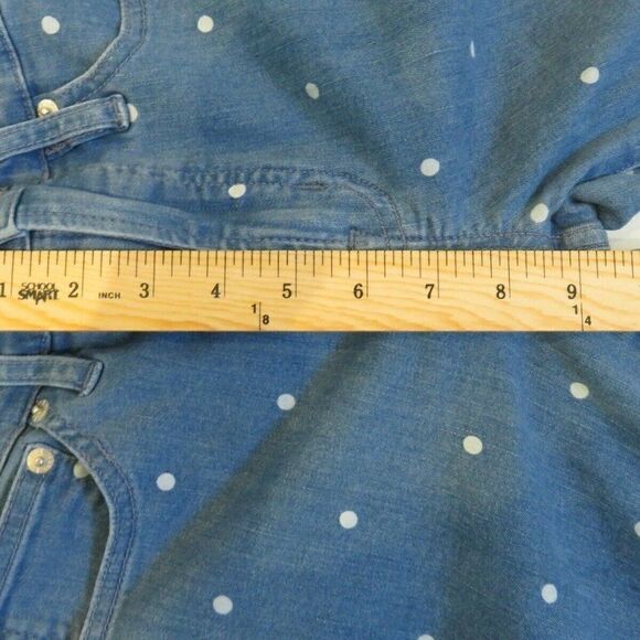 J Crew Jeans Vintage Straight Blue White Polka Dot Stretch Pants Women’s… - Picture 7 of 9